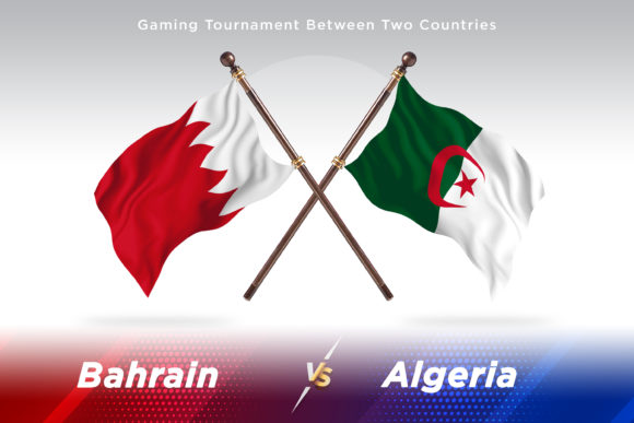 Bahamas Versus Algeria Two Flags