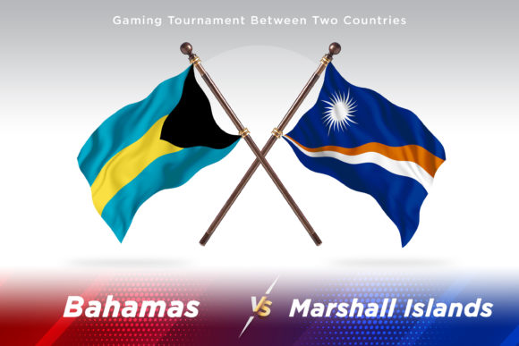 Bahamas Versus Marshall Islands Flags