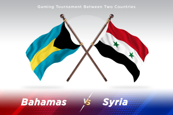 Bahamas Versus Syria Two Flags: A Powerful Visual Concept for Global Comparisons