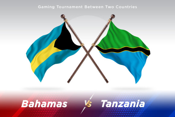 Bahamas Versus Tanzania Two Flags Design