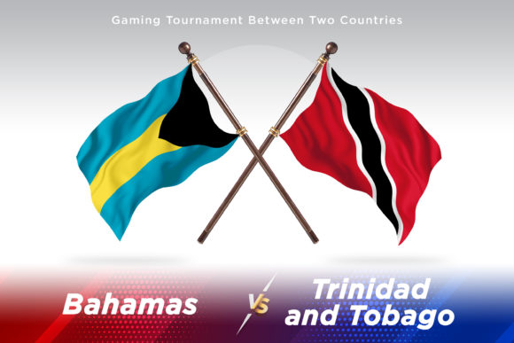 Bahamas Versus Trinidad Two Flags Design