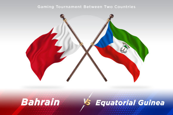 Bahrain Versus Equatorial Guinea Flags