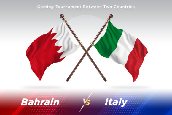 Bahrain Versus Italy Two Flags: A Powerful Visual Concept for Global Branding and Design