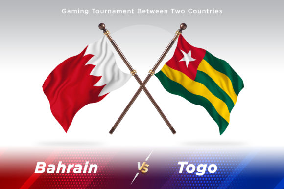 Bahrain Versus Togo Two Flags Design