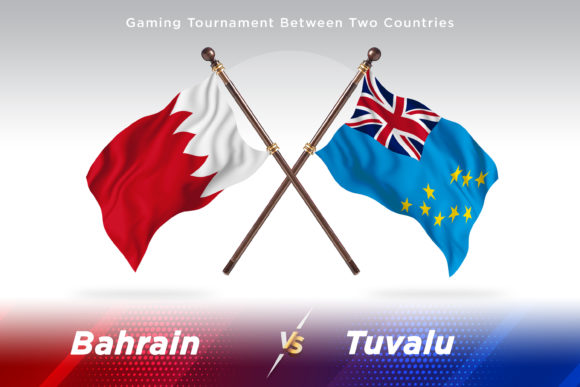 Bahrain Versus Tuvalu Two Flags: A Comparative Design Illustration