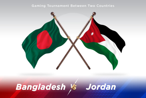 Bangladesh Versus Jordan Two Flags: A Strategic Visual Asset for Global Content
